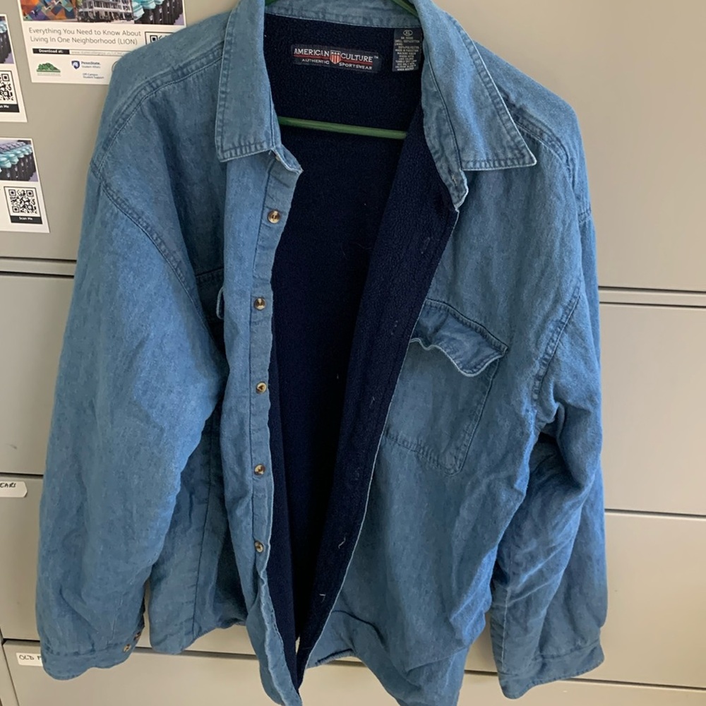 Fleece lined shirt